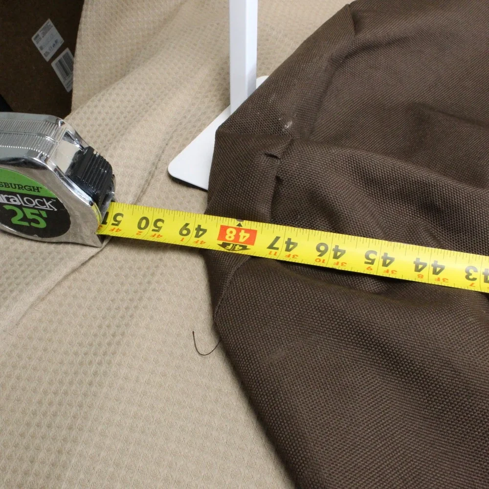 Golf Club Travel Bag Canvas Padded Lightweight Brown Soft Shell Case